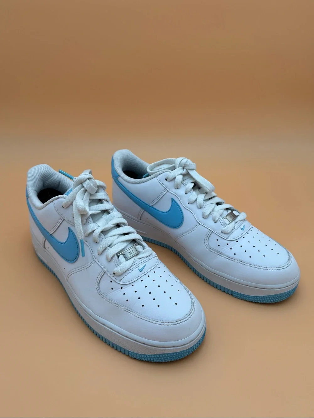 Nike Air Force One Low University Blue White FQ4296-100 Men's Size 10.5